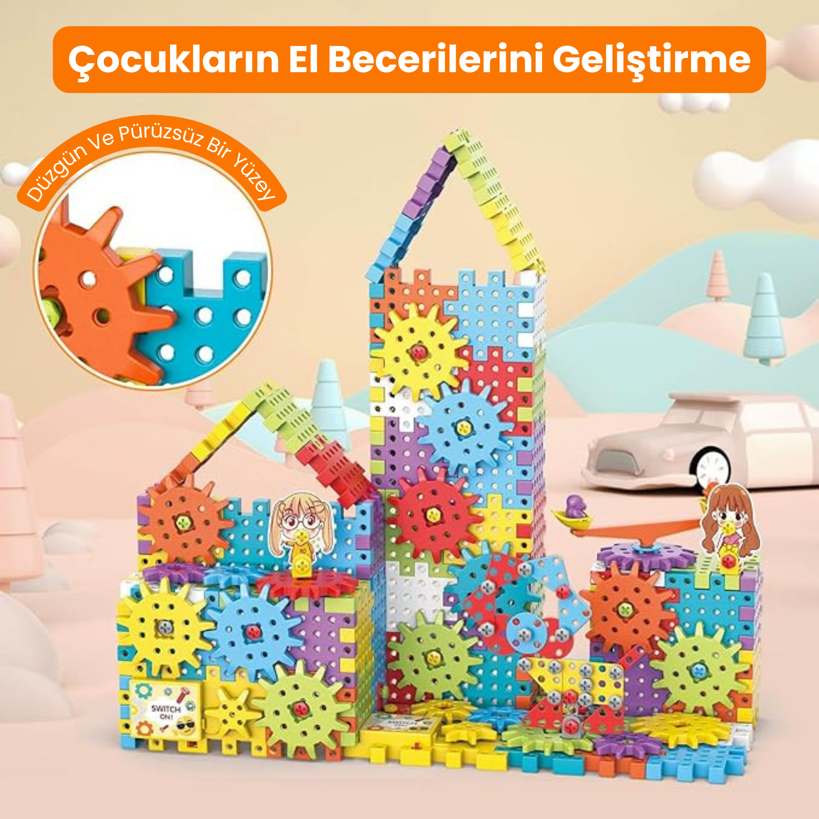 Dişli Yapı Blokları Seti